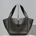 YSL 763435 LE 5 ¨¤ 7 BEA IN GRAINED LEATHER Dark Green