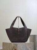 YSL 763435 LE 5 ¨¤ 7 BEA IN  Gray suede