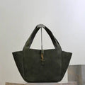 YSL 763435 LE 5 ¨¤ 7 BEA IN Green suede
