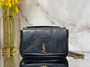 YSL 763475 JAMIE 4.3 Small in Lambskin Black - Default Title - View 1