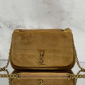 YSL 763475 JAMIE 4.3 Small In suede leather Bag Brown - Default Title - View 1