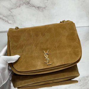 YSL 763475 JAMIE 4.3 Small In suede leather Bag Brown - Default Title - View 2