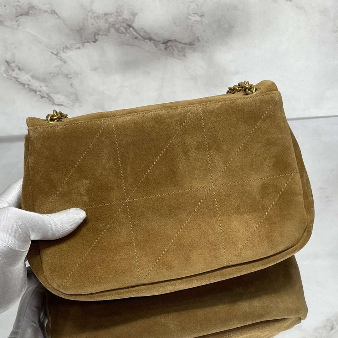 YSL 763475 JAMIE 4.3 Small In suede leather Bag Brown - Default Title - View 3