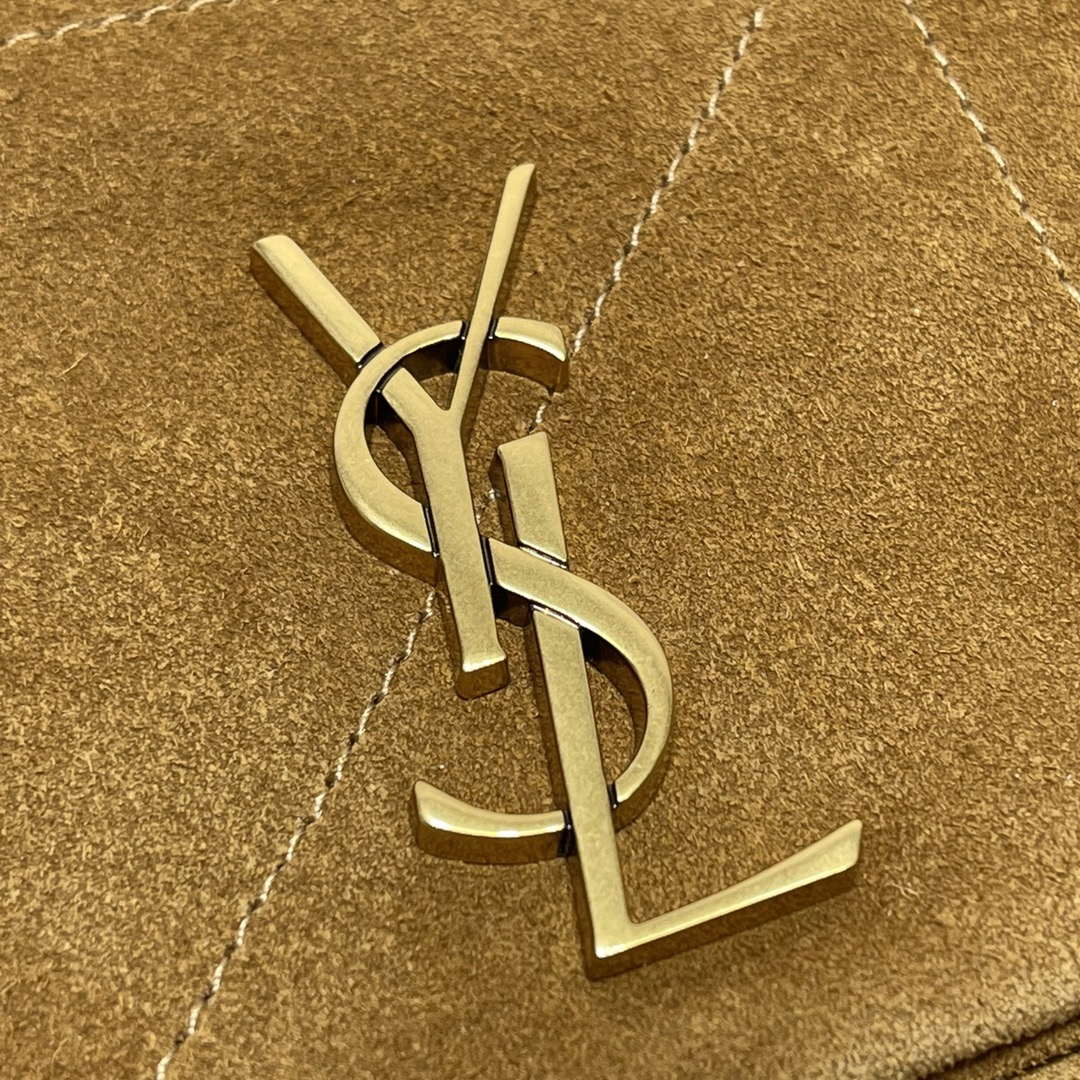 YSL 763475 JAMIE 4.3 Small In suede leather Bag Brown