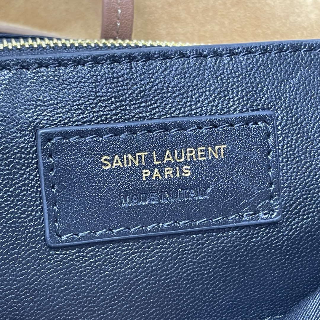 YSL 763475 JAMIE 4.3 Small In suede leather Bag Brown