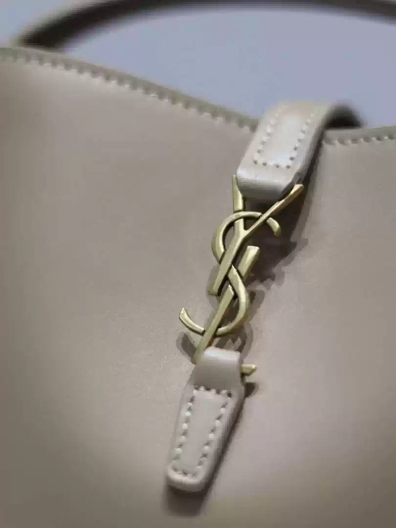 YSL 765870 LE 37 Mini in Lambskin leather Apricot