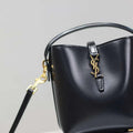 YSL 765870 LE 37 Mini in Lambskin leather Black - Default Title - View 1