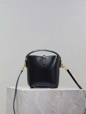 YSL 765870 LE 37 Mini in Lambskin leather Black - Default Title - View 9