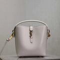 YSL 765870 LE 37 Mini in Lambskin leather White - Default Title - View 1