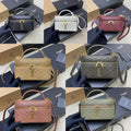 YSL 766731 GABY vanity bag in lambskin White