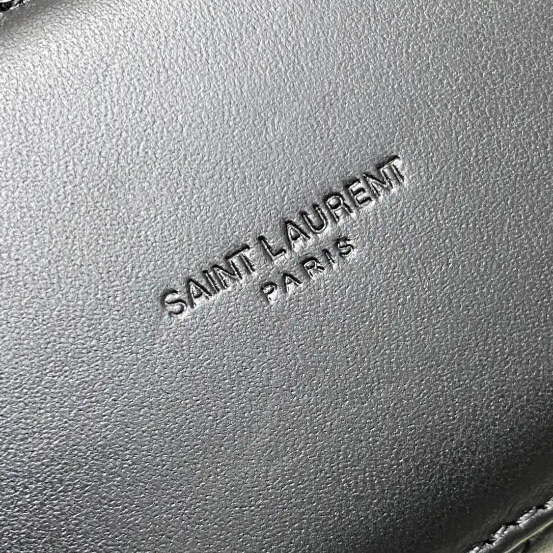 YSL 766731 GABY vanity bag in lambskin Black