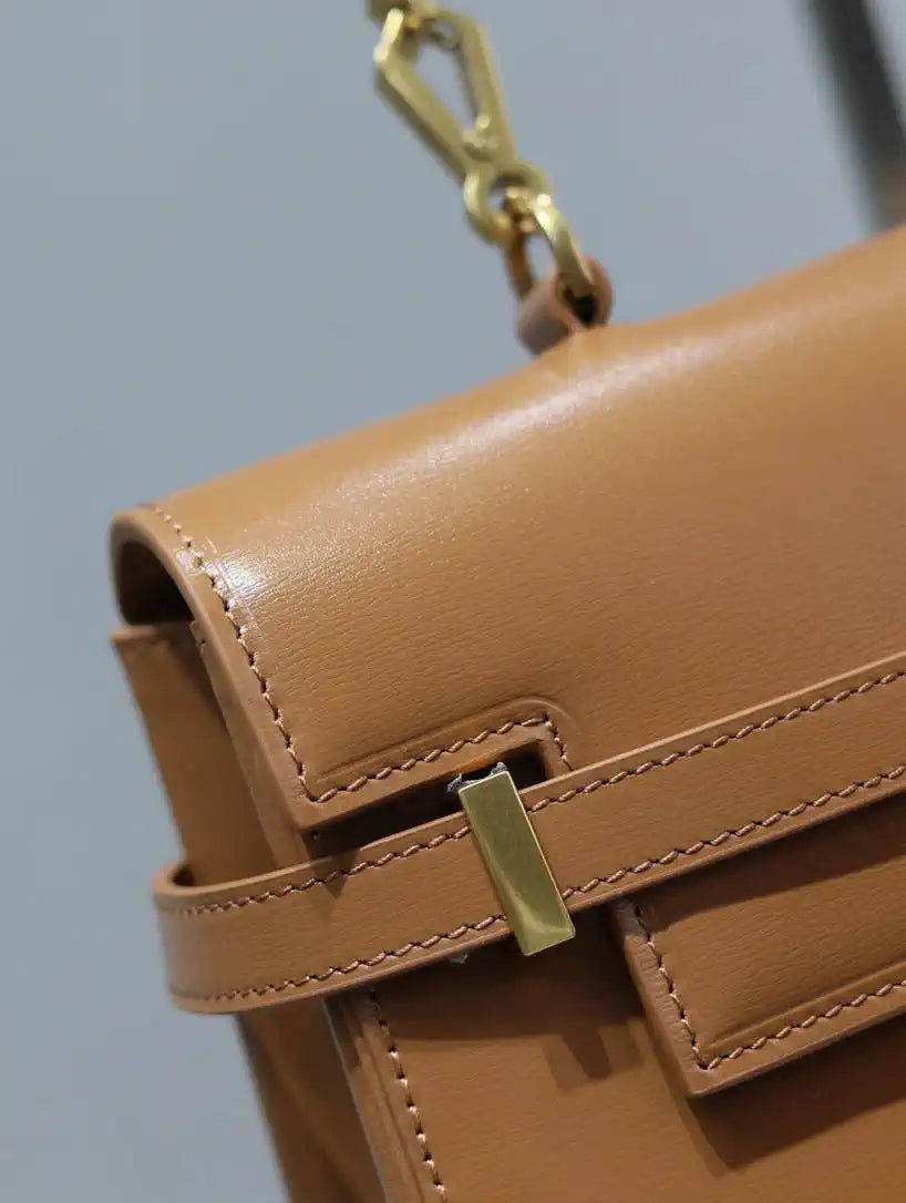 YSL 769512 Large MANHATTAN in BOX SAINT LAURENT Brown