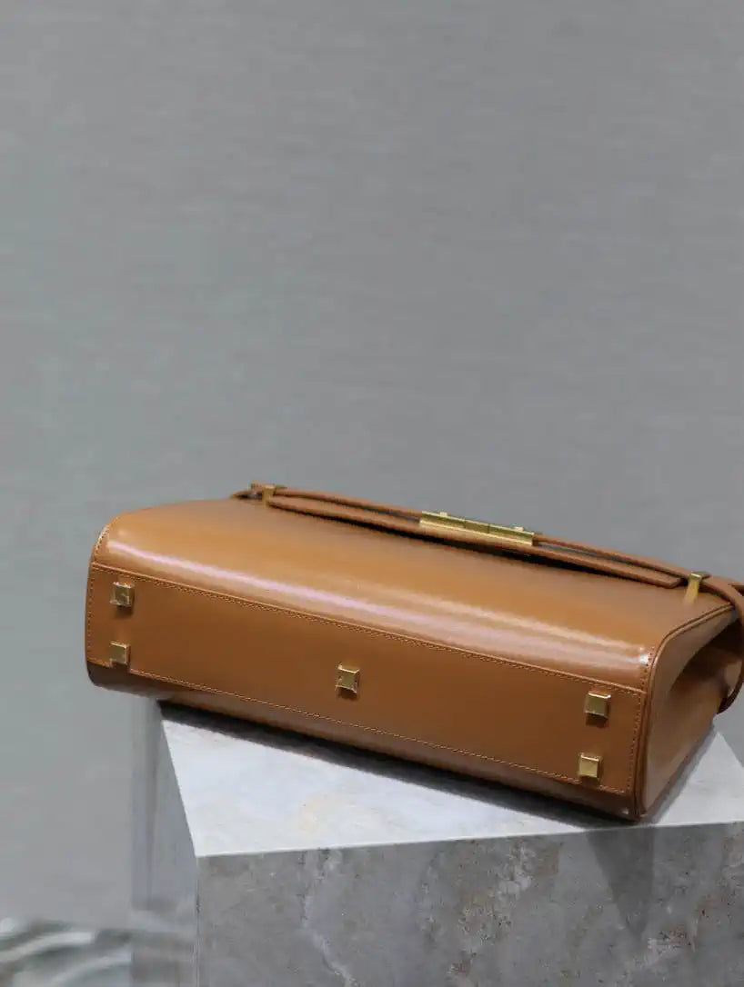 YSL 769512 Large MANHATTAN in BOX SAINT LAURENT Brown