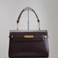 YSL 769512 Large MANHATTAN in BOX SAINT LAURENT Coffee Brown