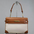 YSL 769512 Large MANHATTAN in BOX SAINT LAURENT Biege & Brown