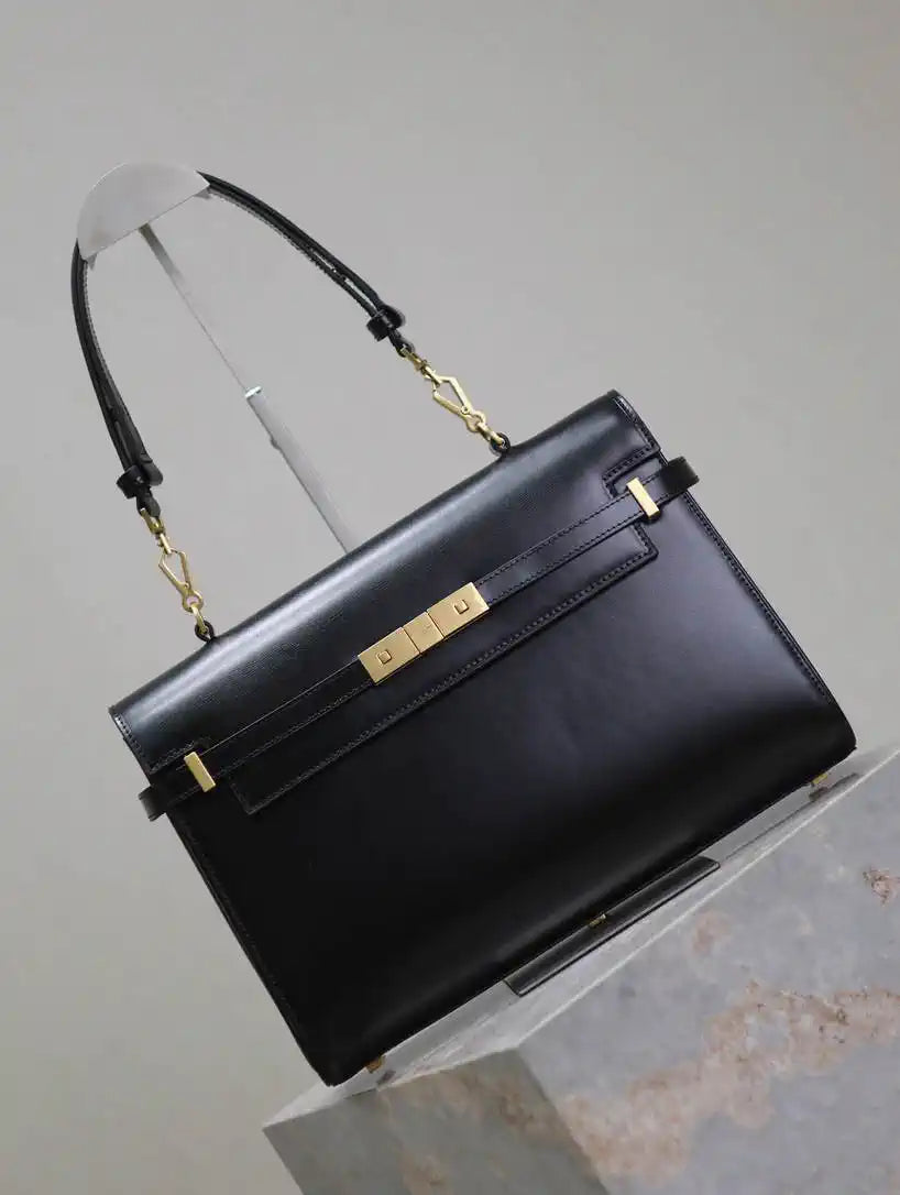 YSL 769512 Large MANHATTAN in BOX SAINT LAURENT Black