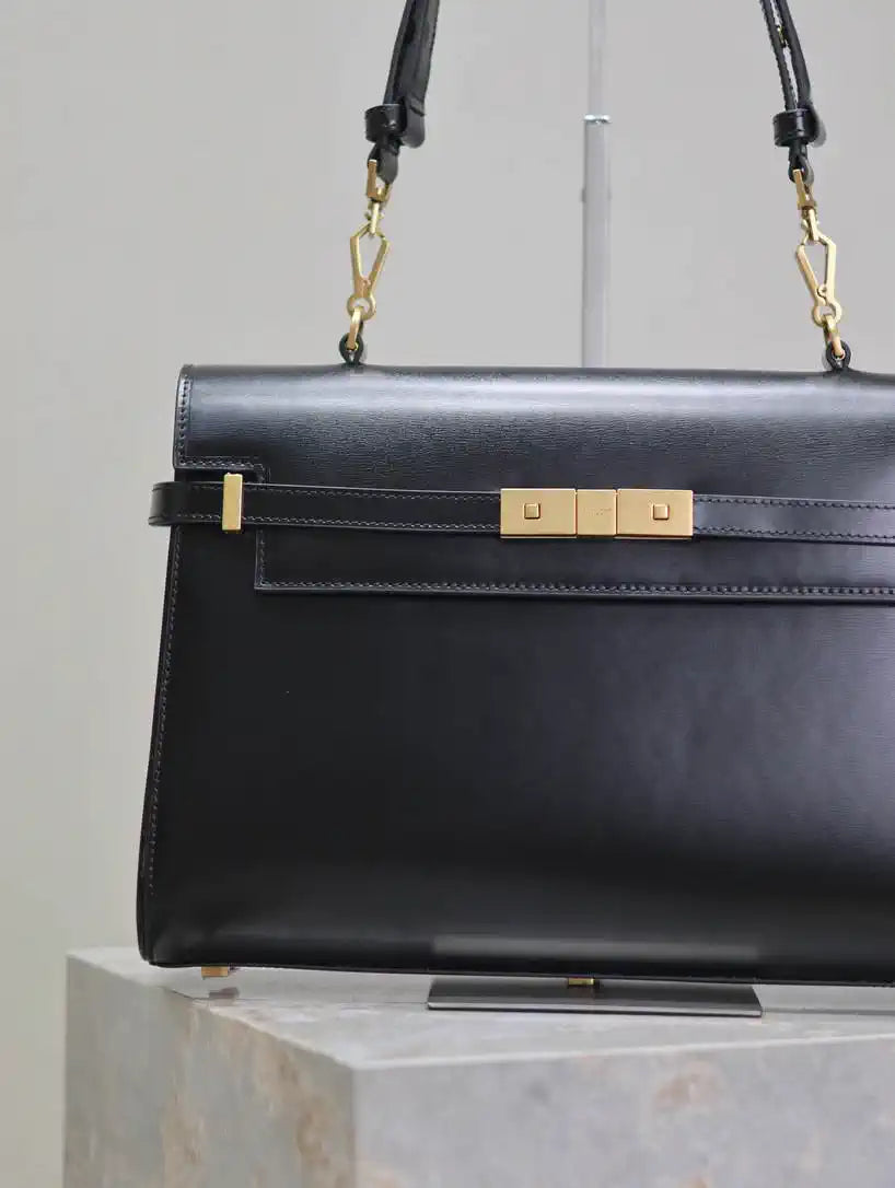 YSL 769512 Large MANHATTAN in BOX SAINT LAURENT Black