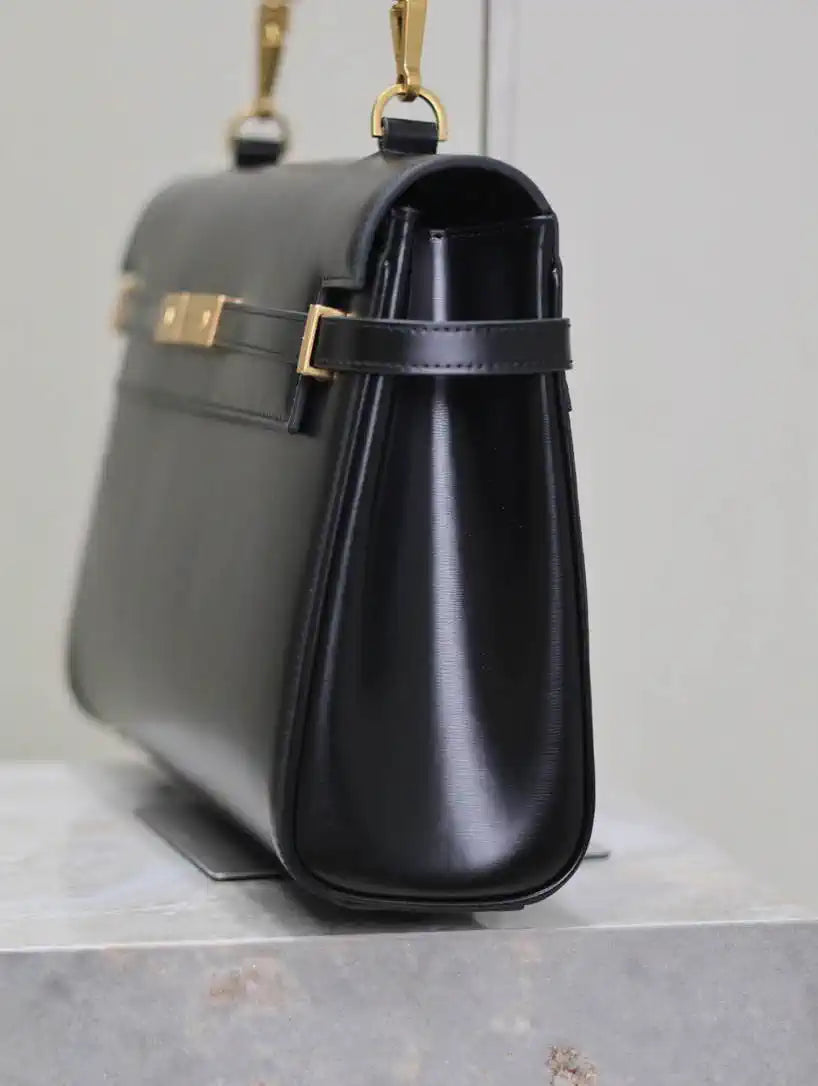 YSL 769512 Large MANHATTAN in BOX SAINT LAURENT Black