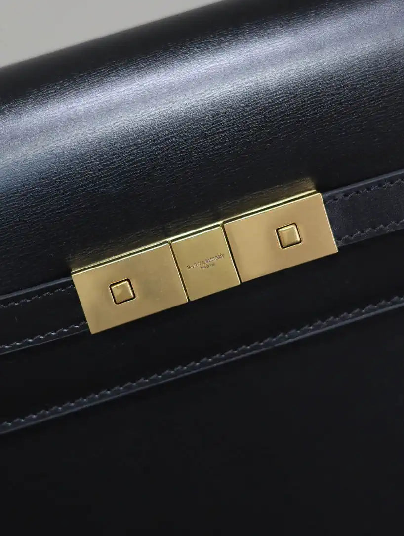 YSL 769512 Large MANHATTAN in BOX SAINT LAURENT Black