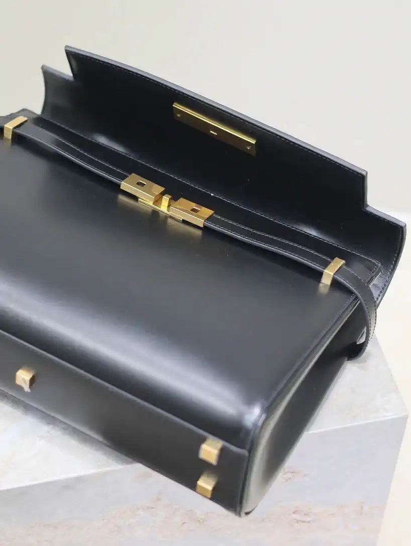 YSL 769512 Large MANHATTAN in BOX SAINT LAURENT Black
