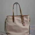 YSL 791302 Laurent Shopping Tote Bag Beige