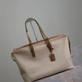YSL 791304 Laurent Travel Bag Beige canvas Beige