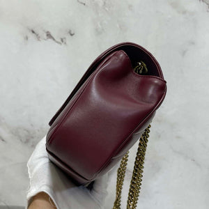YSL 801437 Loulou small in matelass¨¦ lambskin Wine Red - Default Title - View 5