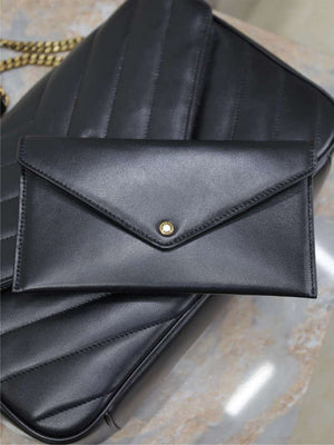 YSL 803541 Loulou large in matelass¨¦ lambskin Black - Default Title - View 7