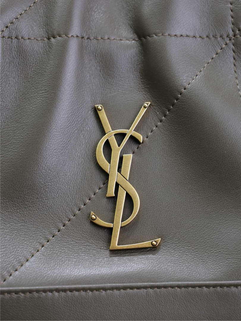 YSL 809824 JAMIE 4.3 Large SHOPPING in lambskin Dark Green