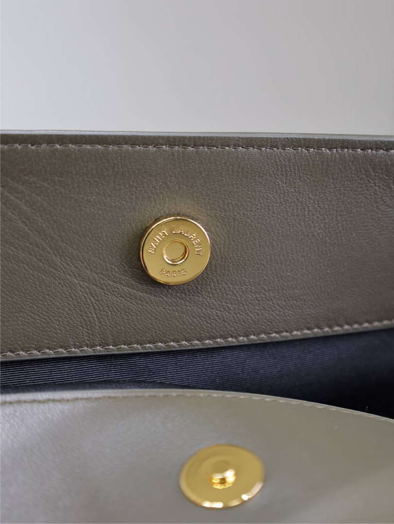 YSL 809824 JAMIE 4.3 Large SHOPPING in lambskin Dark Green