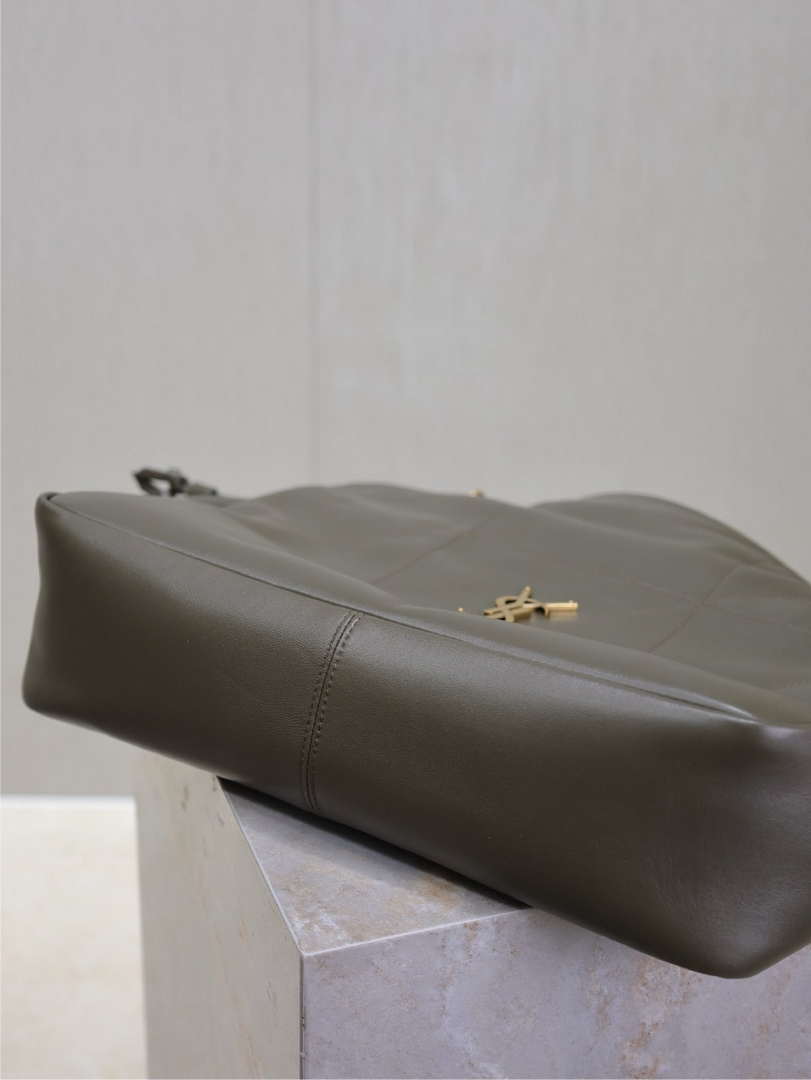 YSL 809824 JAMIE 4.3 Large SHOPPING in lambskin Dark Green