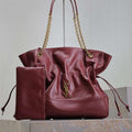 YSL 809824 JAMIE 4.3 Large SHOPPING in lambskin Red - Default Title - View 1