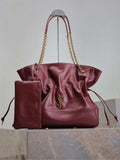 YSL 809824 JAMIE 4.3 Large SHOPPING in lambskin Red