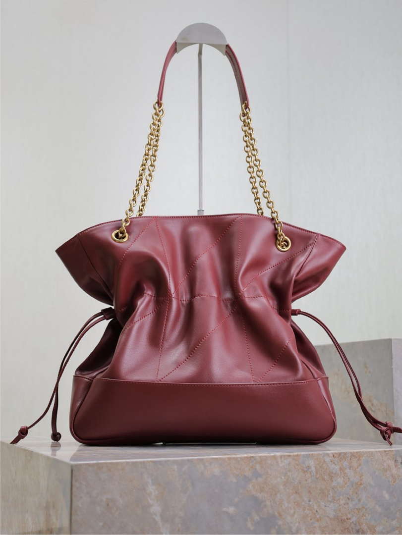 YSL 809824 JAMIE 4.3 Large SHOPPING in lambskin Red