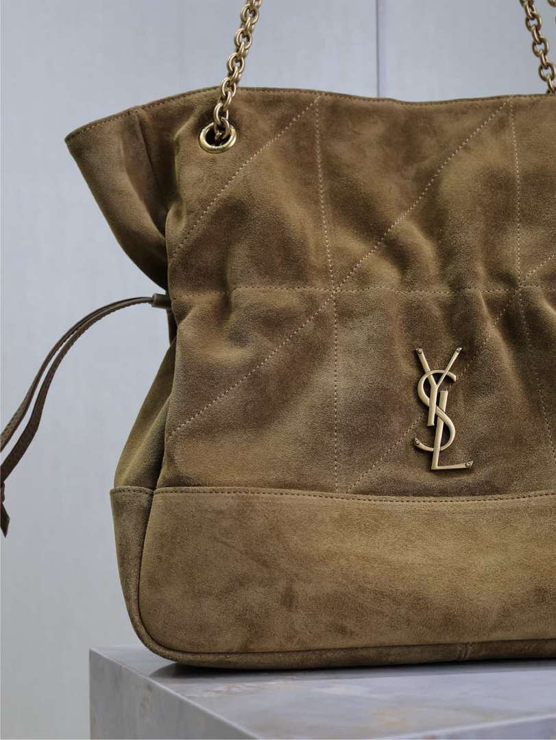 YSL 809824 JAMIE 4.3 Large SHOPPING in Suede Brown