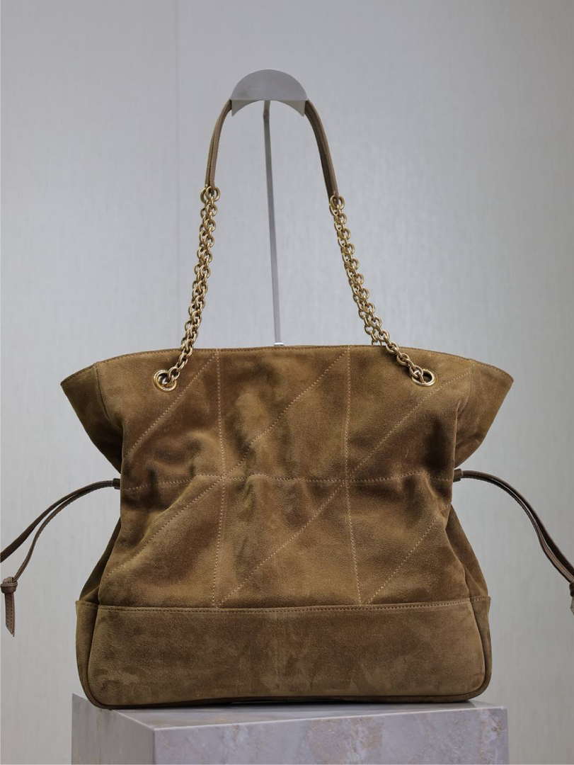 YSL 809824 JAMIE 4.3 Large SHOPPING in Suede Brown