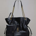 YSL 809824 JAMIE 4.3 SHOPPING in lambskin Black - Default Title - View 1