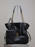 YSL 809824 JAMIE 4.3 SHOPPING in lambskin Black