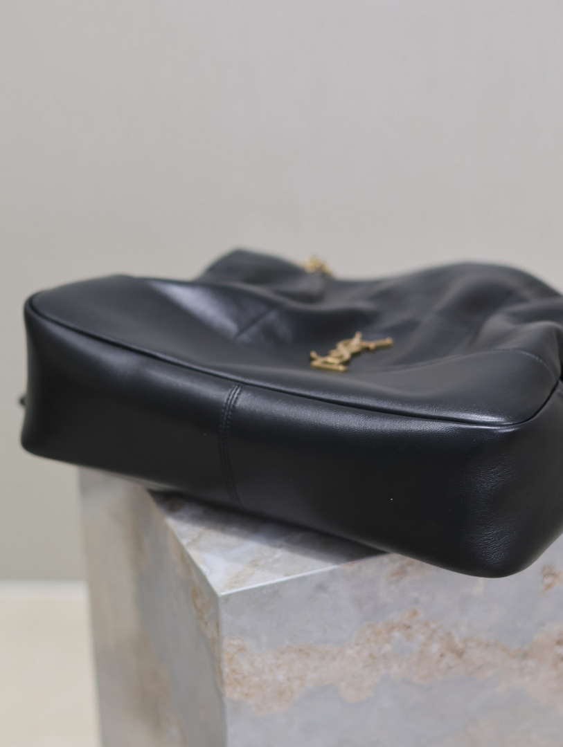 YSL 809824 JAMIE 4.3 SHOPPING in lambskin Black