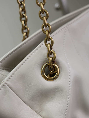 YSL 809824 JAMIE 4.3 SHOPPING in lambskin White - Default Title - View 5