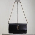 YSL 810997 SUNSET clutch in BOX saint laurent Black