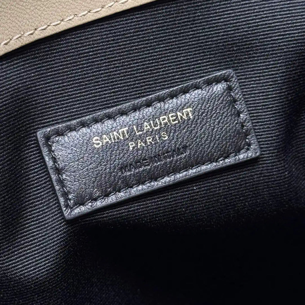 YSL 833948 JAMIE 4.3 Small SHOPPING in Lambskin Apricot