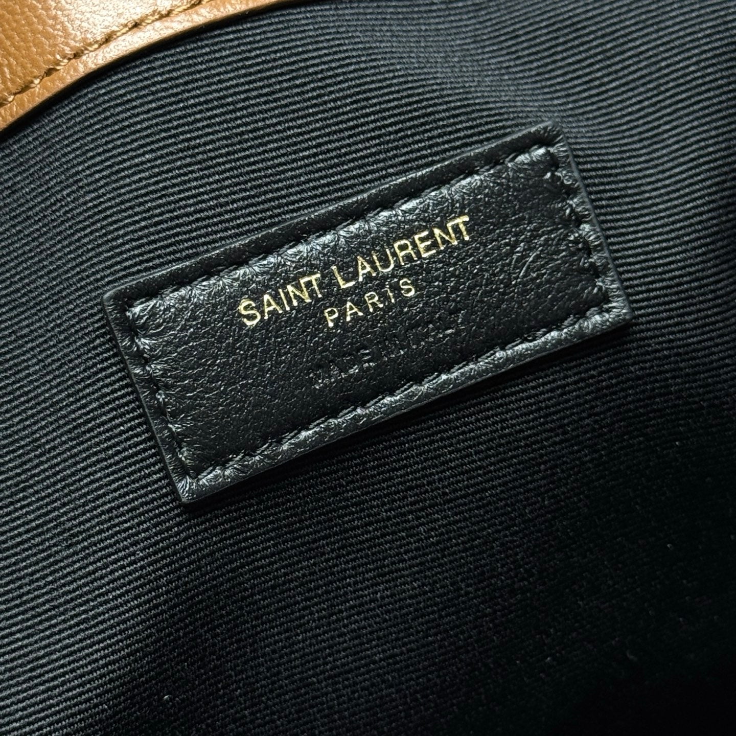 YSL 833948 JAMIE 4.3 Small SHOPPING in Lambskin Brown
