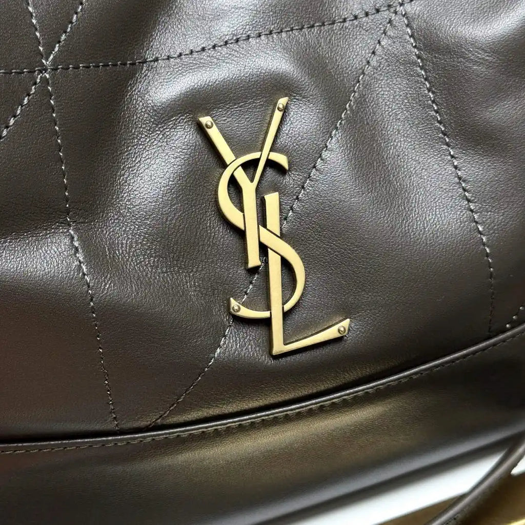 YSL 833948 JAMIE 4.3 Small SHOPPING in Lambskin Dark Green