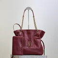 YSL 833948 JAMIE 4.3 Small SHOPPING in Lambskin Red