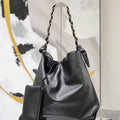 YSL AMALIA in smooth leather 834750 Black
