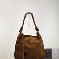 YSL AMALIA in Suede leather 834750 Brown