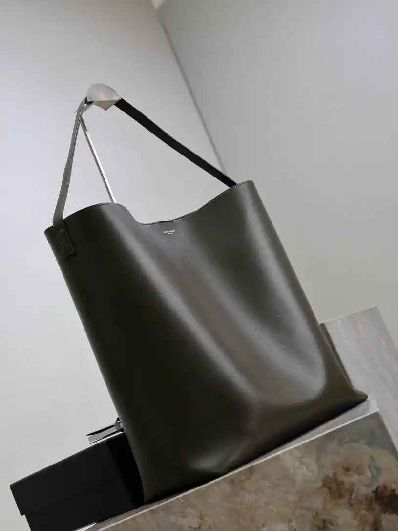 YSL BOLD hobo bag in smooth leather 845383 Dark Green