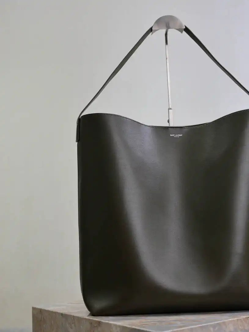 YSL BOLD hobo bag in smooth leather 845383 Dark Green