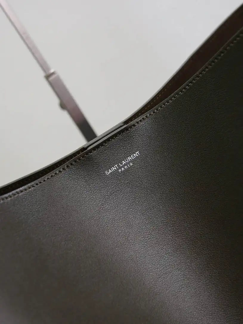 YSL BOLD hobo bag in smooth leather 845383 Dark Green
